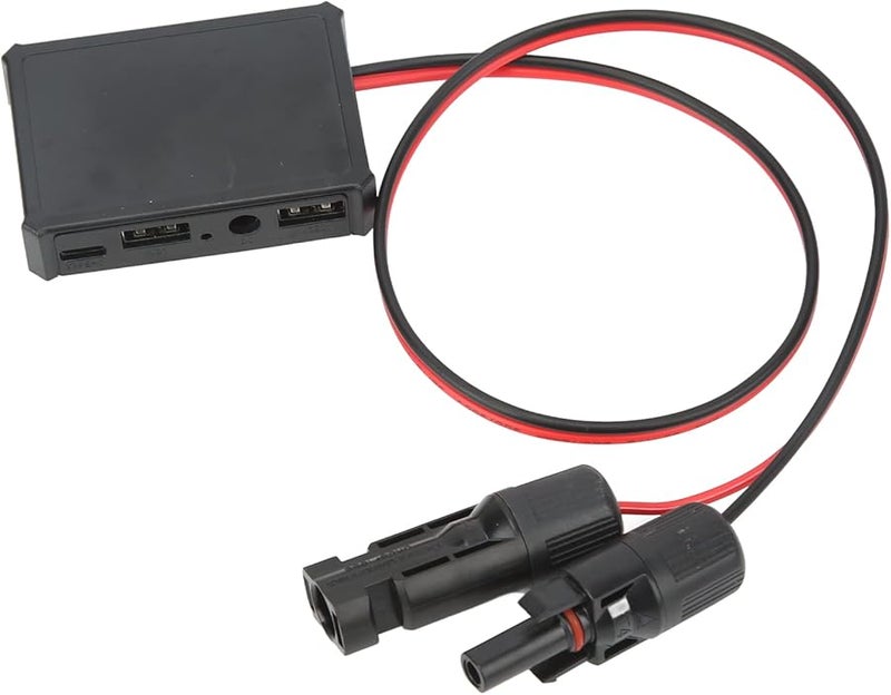 محول لوحة شمسية FILFEEL مع سلك نحاسي ثقيل 10AWG وحبل مثبت جهد USB - Image 4