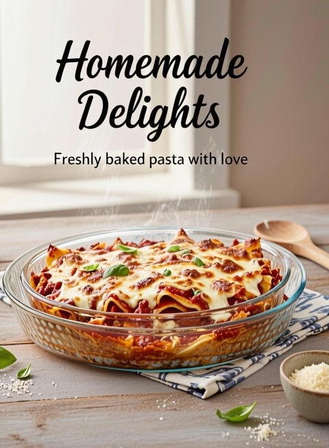 2-Piece Round Glass Oven Baking Dish Set, Sizes Medium 1.62L, Large 2.67L