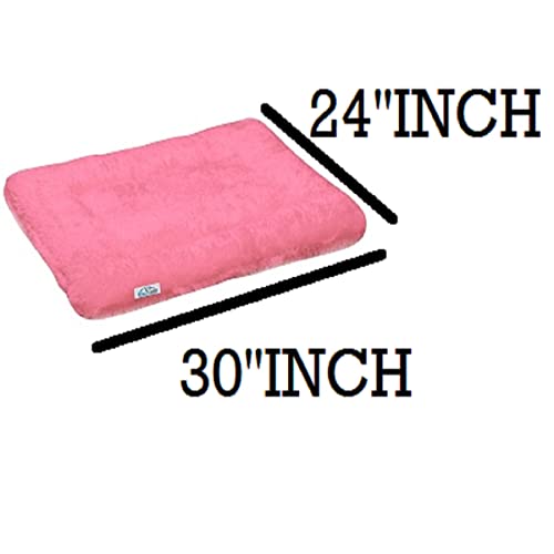 NEXTGO Floor Seat Cushions Yoga Meditation Mat Pooja aasan Soft Extra Comfortable Feather Touch Last Long Upto Washable Material Size 24 x 30 Inch 2 x 2.5 Fit Color PINK - Image 3