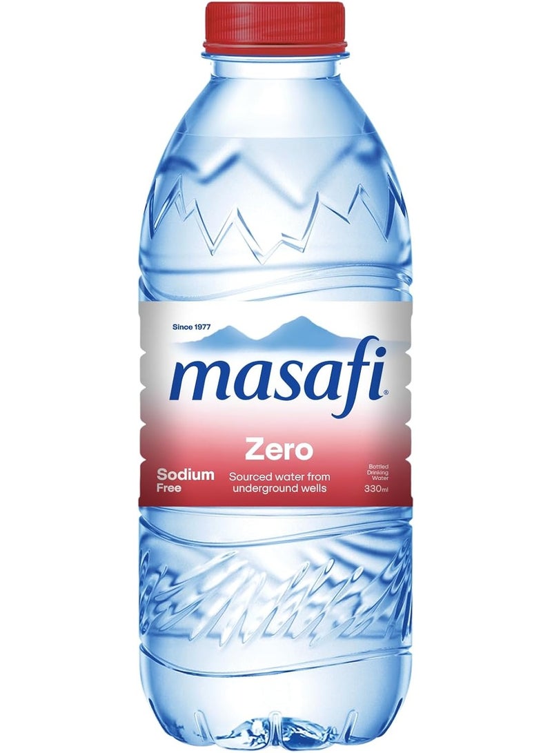 Masafi Zero Sodium Natural Drinking Water 12 Pcs X 330 ML - Image 2