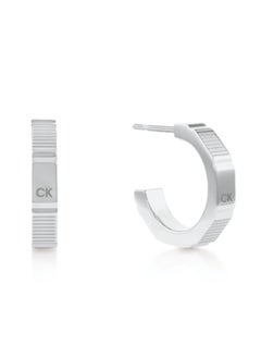 CALVIN KLEIN CALVIN KLEIN JEWELRY ESSENTIALS SHAPES UNISEXS HOOPS - 35000518  - Image 1