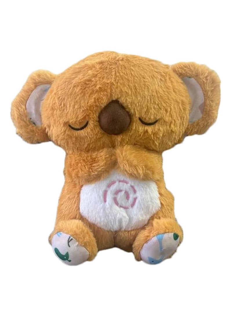 general Soothing Koala Bear, Anxieties Relief Bear Breathing Stuffed Animal, The Relief Breathing Toy With Music Lights & Rhythmic Breathing Motion, Portable Plush Toy For Kids - Image 1