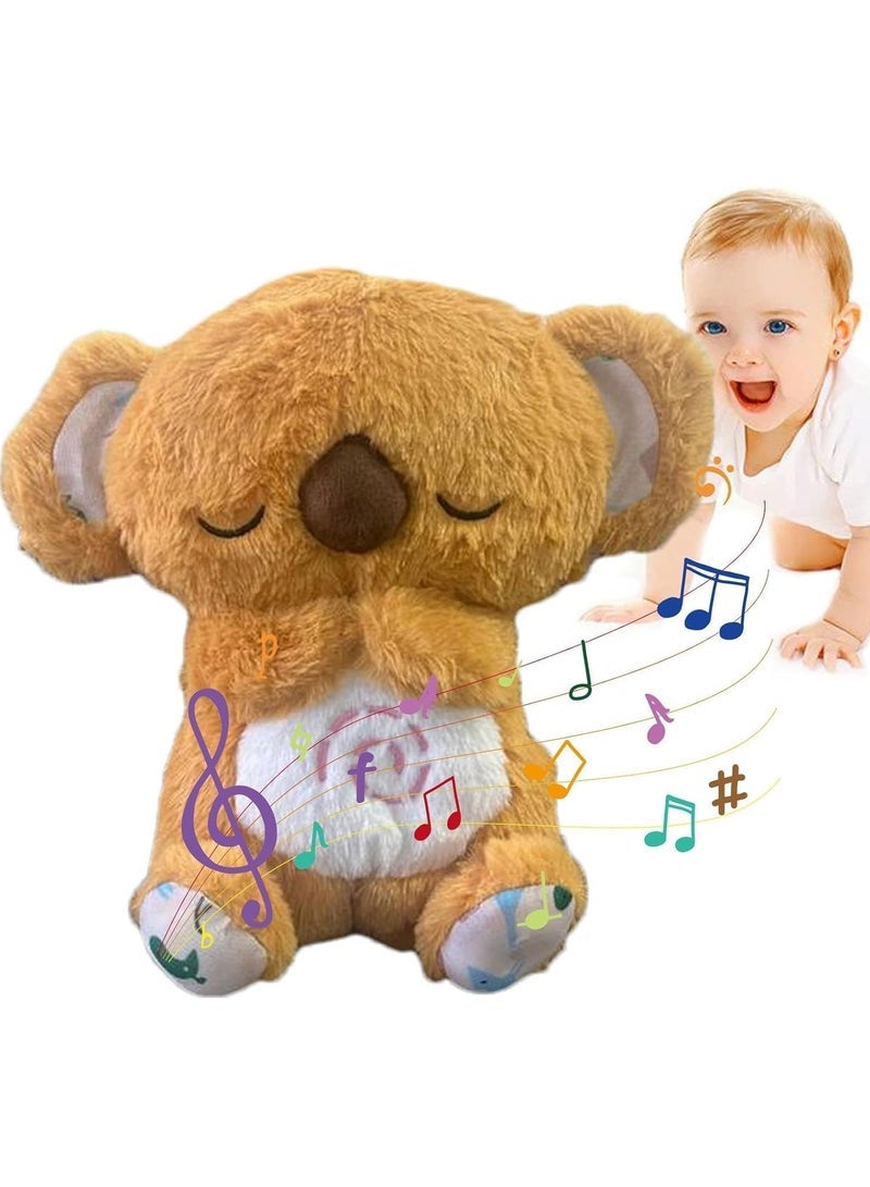 general Soothing Koala Bear, Anxieties Relief Bear Breathing Stuffed Animal, The Relief Breathing Toy With Music Lights & Rhythmic Breathing Motion, Portable Plush Toy For Kids - Image 3