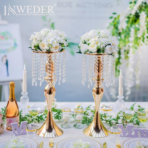 Inweder Flower Balls Centerpieces for Tables: 10 PCS White Flowers for Centerpieces Floral Arrangements Centerpiece for Wedding Party Celebration Home - Image 3