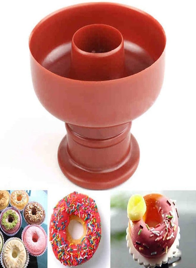 Rinkle Trendz Plastic Round Donut Cutter Donut Maker Cupcake Muffin Cake Mould - Random Color - Image 4