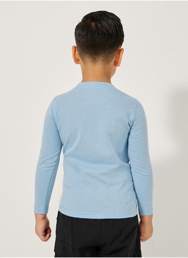 Styli Graphic Print Round Neck T-Shirt  - Image 4