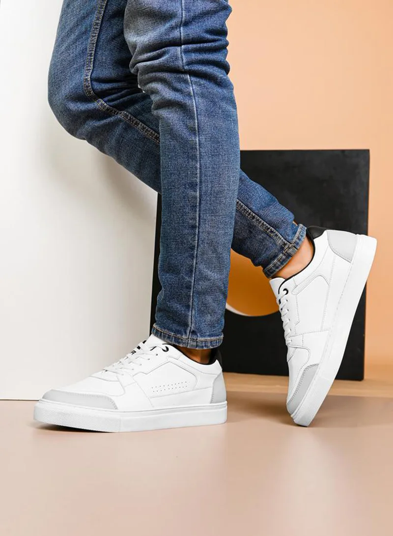 ستايلي اكتيف منصة وحيد الدانتيل حتى كتلة الألوان أحذية رياضية