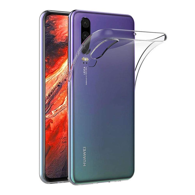 MaiJin Case for Huawei P30 61 inch Soft TPU Rubber Gel Bumper Transparent Back Cover