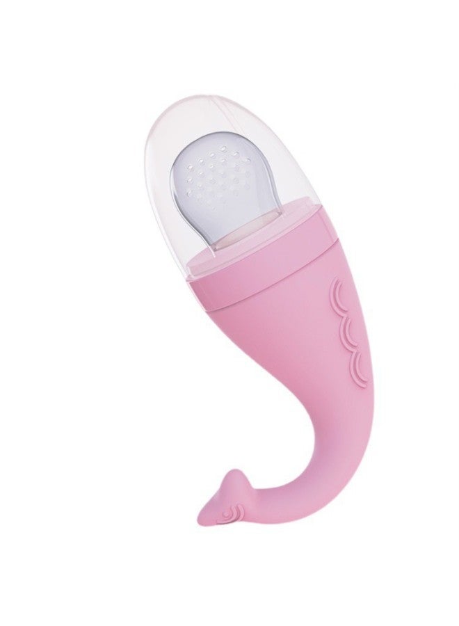 Baby Super Soft Silicone Whale Bite Bite Music Baby Fruit Food Supplement Tooth Gum Grinding Stick Soothing Device