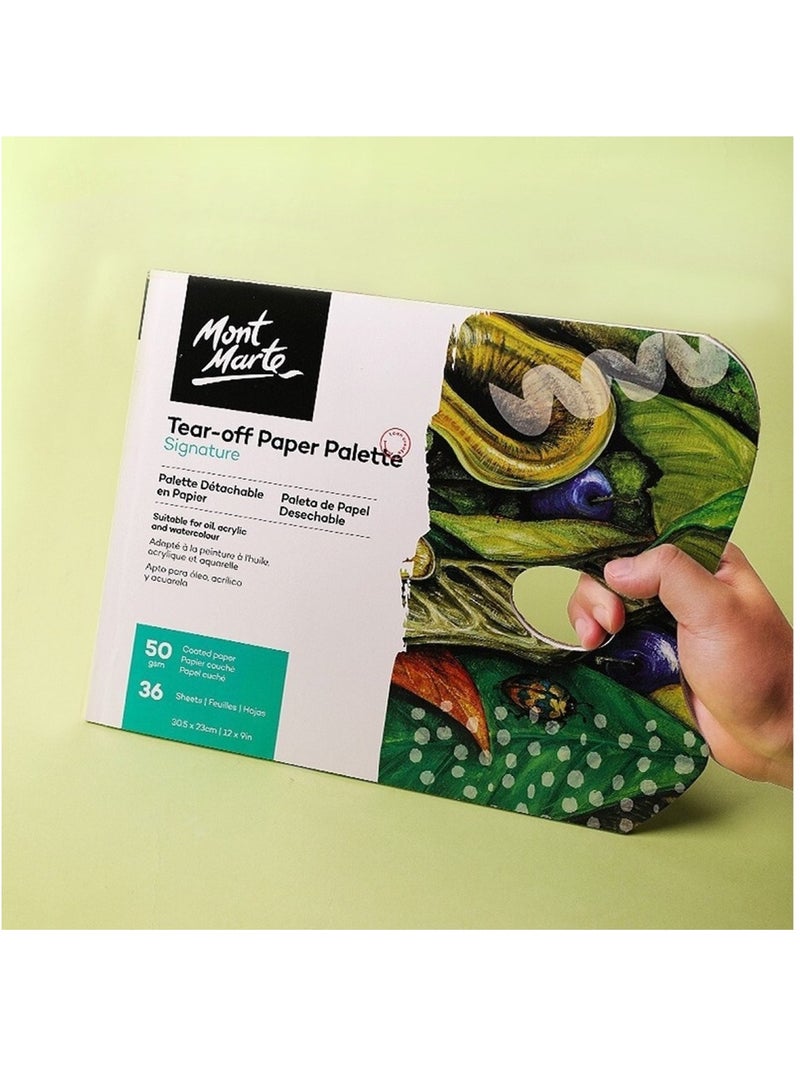 Mont Marte 36-Sheet Tear-off Paper Palette For Art - Image 2