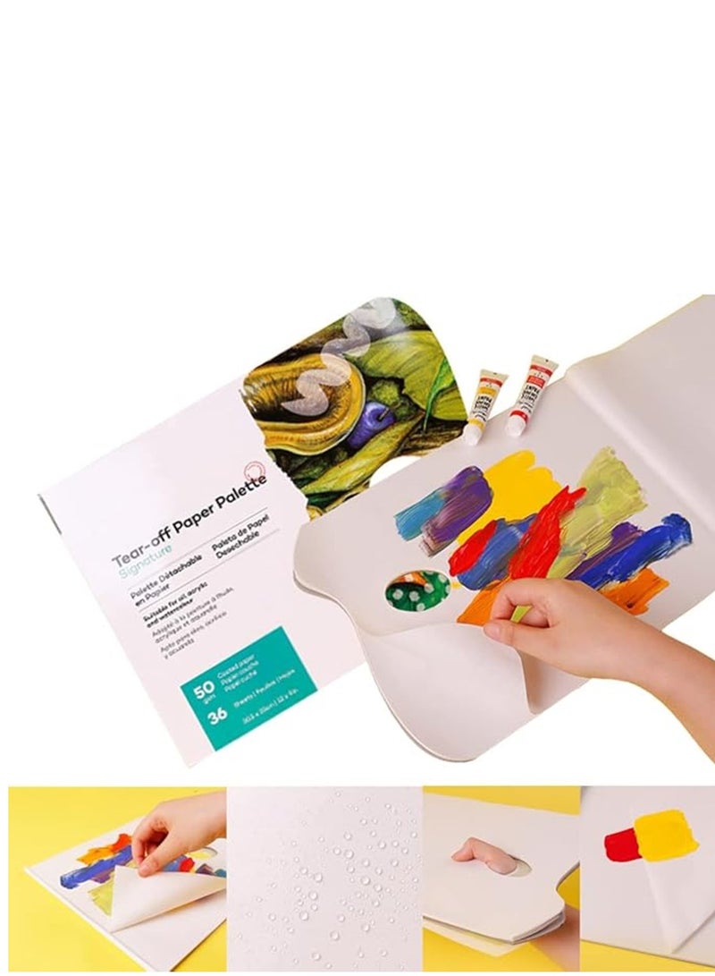 Mont Marte 36-Sheet Tear-off Paper Palette For Art - Image 4