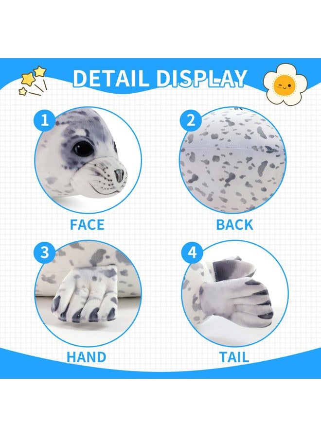 Sew Butiful Seal Stuffed Animal Toy, Cute plushies, 20" Seal Plush Pillow Gift for Girls Kids Children Birthday Christmas (Medium) - Image 4