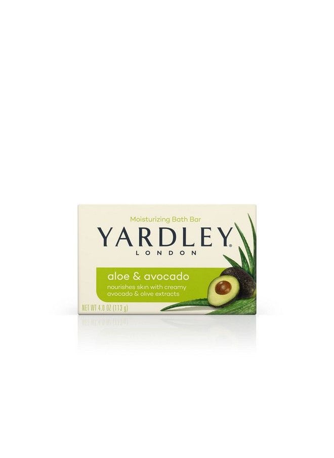 Yardley London Aloe & Avocado Naturally Moisturizing Bath Bar Botanical Aloe & Avocado 4 Ounce  - Image 2