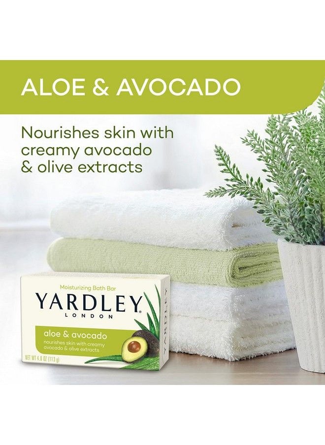 Yardley London Aloe & Avocado Naturally Moisturizing Bath Bar Botanical Aloe & Avocado 4 Ounce  - Image 4