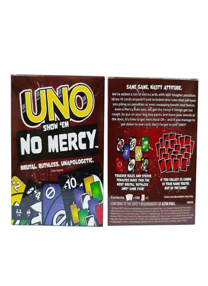 UNO No Mercy Game Board Games Cards Table Family Party Entertainment Games Card - pzsku/ZD4D85EADFAD4DFCD050DZ/45/_/1735322134/cb308ee1-65ed-4a10-99c4-f2ab1af9f892