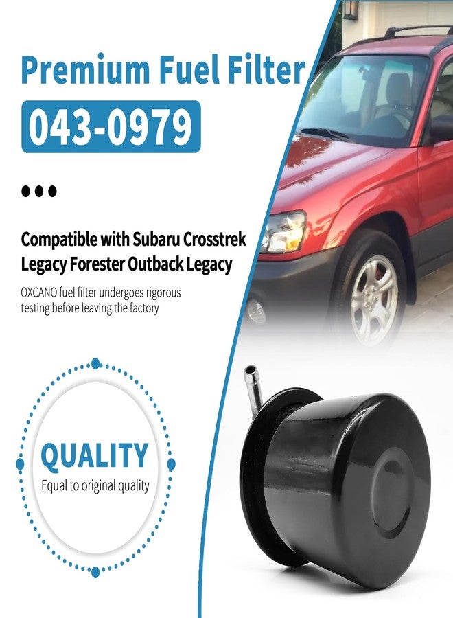 OXCANO فلتر وقود أوكسكانو الممتاز 043-0979 F54668 متوافق مع سيارات سوبارو كروس تريك، ليجاسي، فورستر، أوت باك، ليجاسي، أوت باك، إمبريزا، باجا 1990-2005 - Image 3