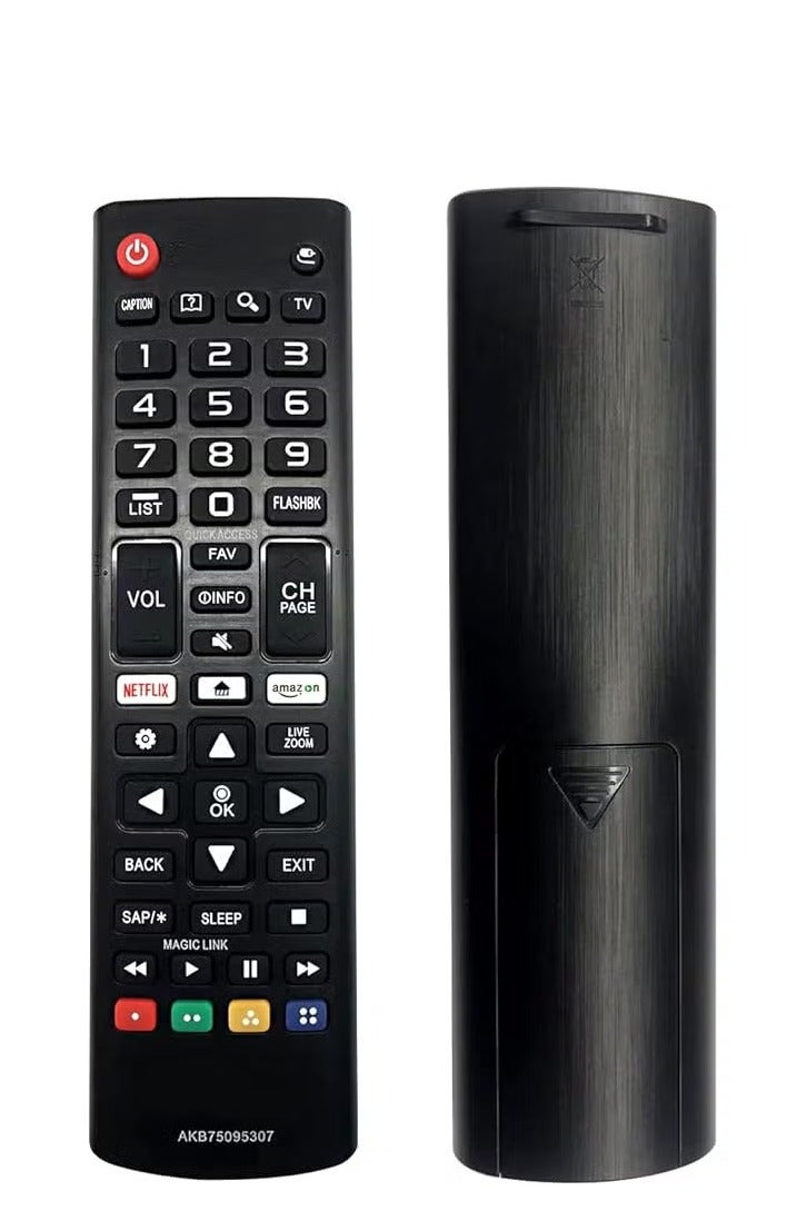 ELTRAZONE Universal Remote Control for LG Smart TV – Compatible with All LG LCD, LED, and UHD Models – Netflix & Prime Video Shortcut Buttons – Easy Setup, Long Range – Black A - Image 2