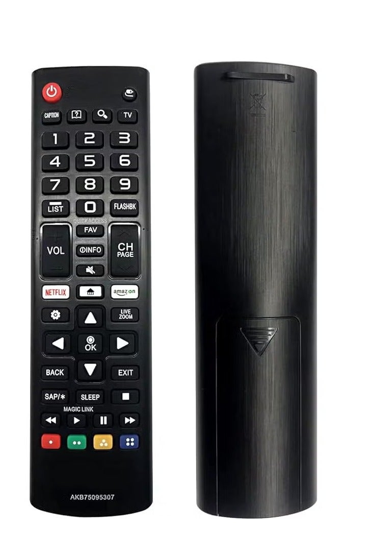 ELTRAZONE Universal Remote Control for LG Smart TV – Compatible with All LG LCD, LED, and UHD Models – Netflix & Prime Video Shortcut Buttons – Easy Setup, Long Range – Black A - Image 3