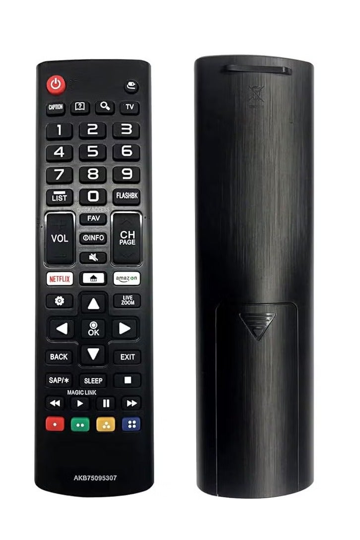 ELTRAZONE Universal Remote Control for LG Smart TV – Compatible with All LG LCD, LED, and UHD Models – Netflix & Prime Video Shortcut Buttons – Easy Setup, Long Range – Black A - Image 4