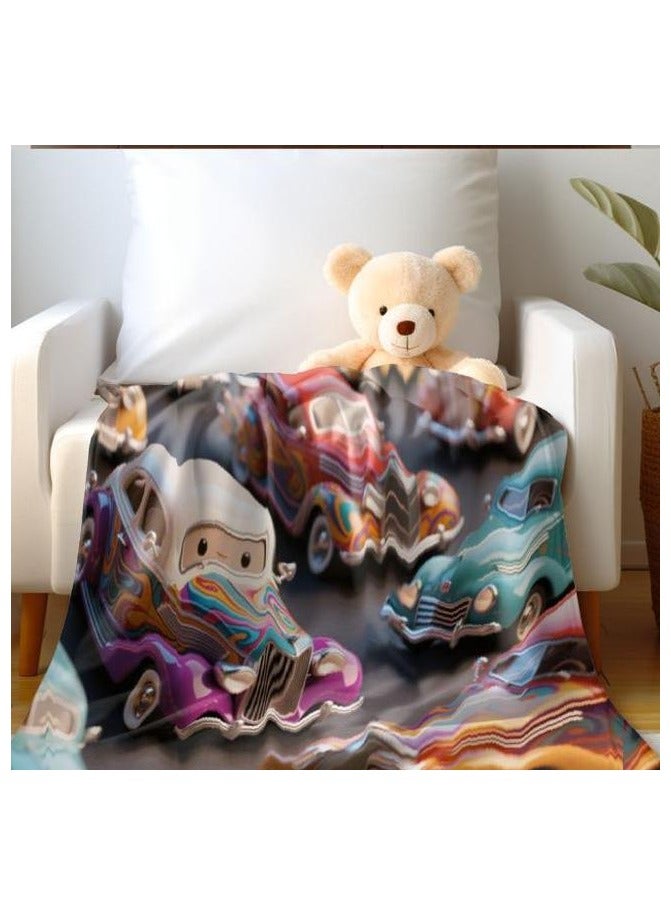 general Flannel thin blanket (warm and comfortable, suitable for sleep, gaming, dust removal and sandproof) 150cm*200cm - 432 - Image 1