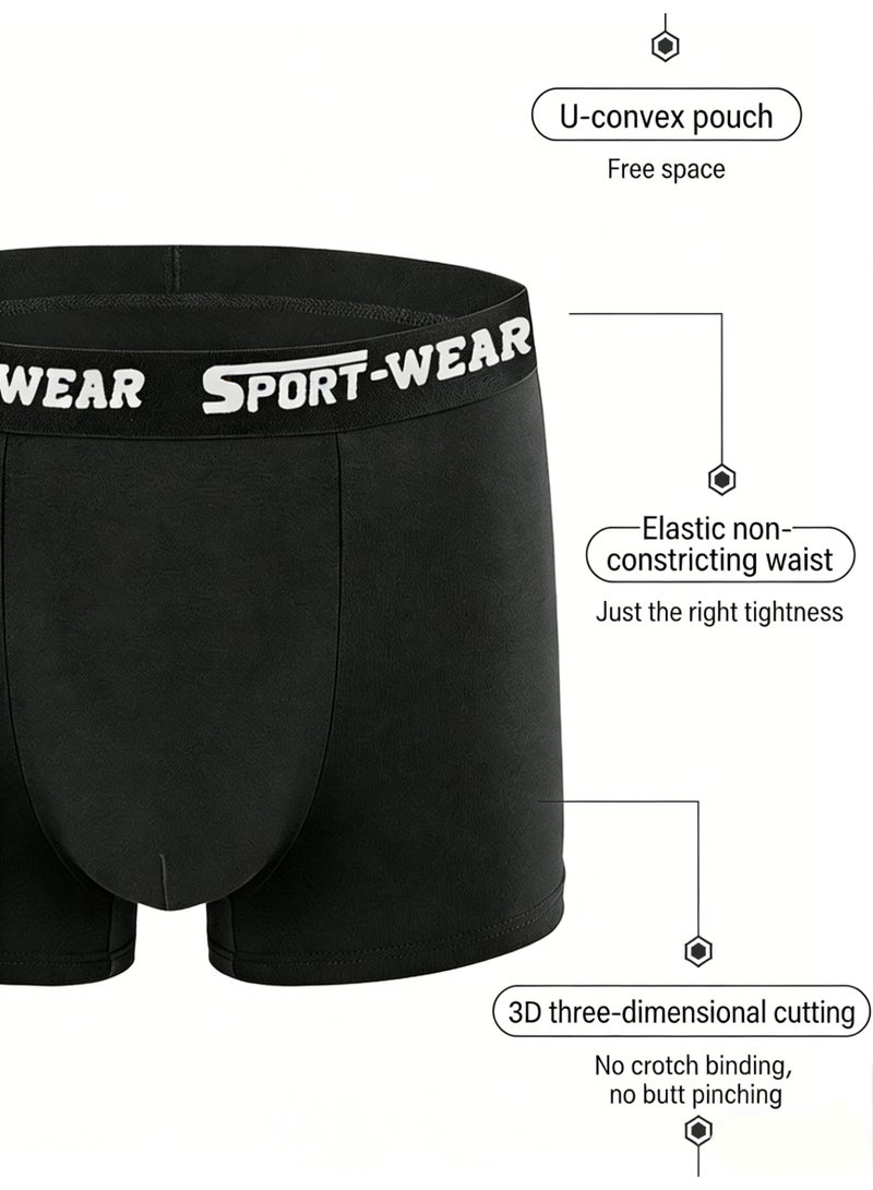 Men's underwear, sports flat toe underwear, men's breathable underwear - Image 2