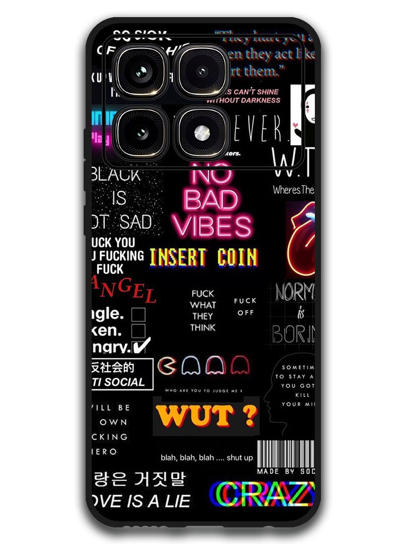 Theodor Protective Case Anti Scratch Shock Proof Bumper Cover For Xiaomi Redmi K70 Ultra No Bad Vibes - Image 1