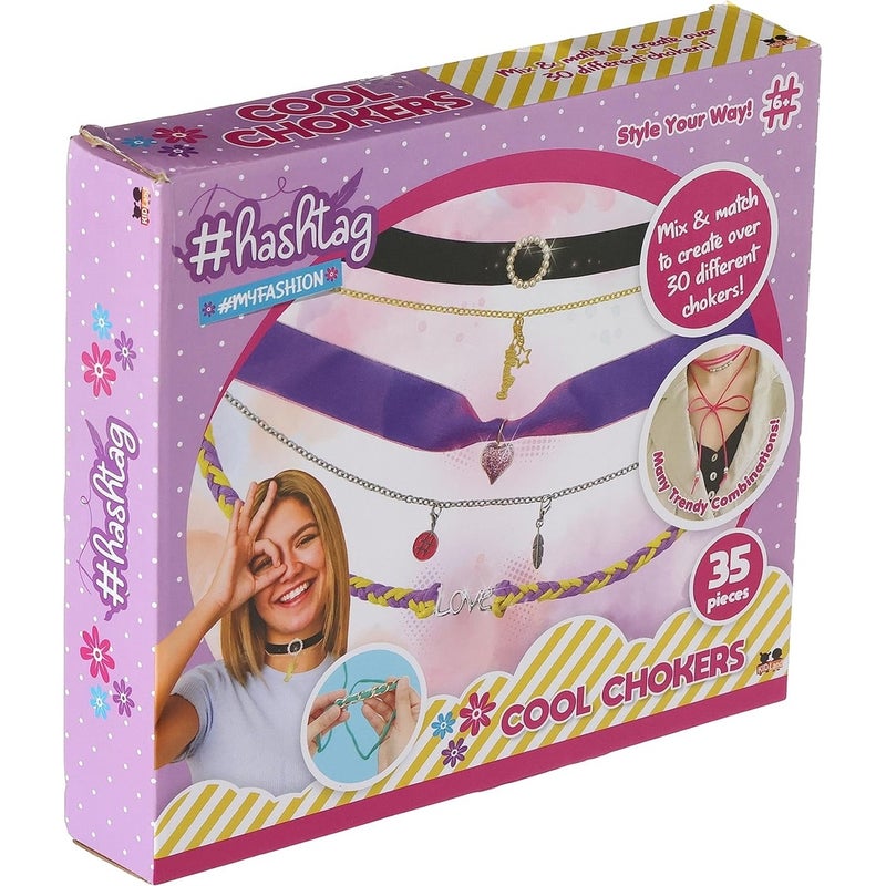 هاشتاج صناعة قلادات الكروشيهات 35 قطعة - HTMF2102 - Image 2