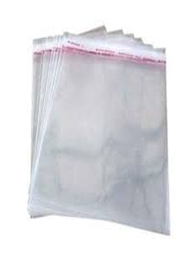 Kashvi Luck Self Adhesive Resealable BOPP Clear Plastic Pouch Bag polythene for multi use 12X16 inches - 150 Pcs - Image 2