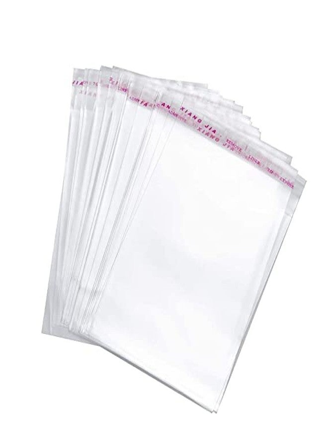 Kashvi Luck Self Adhesive Resealable BOPP Clear Plastic Pouch Bag polythene for multi use 12X16 inches - 150 Pcs - Image 1