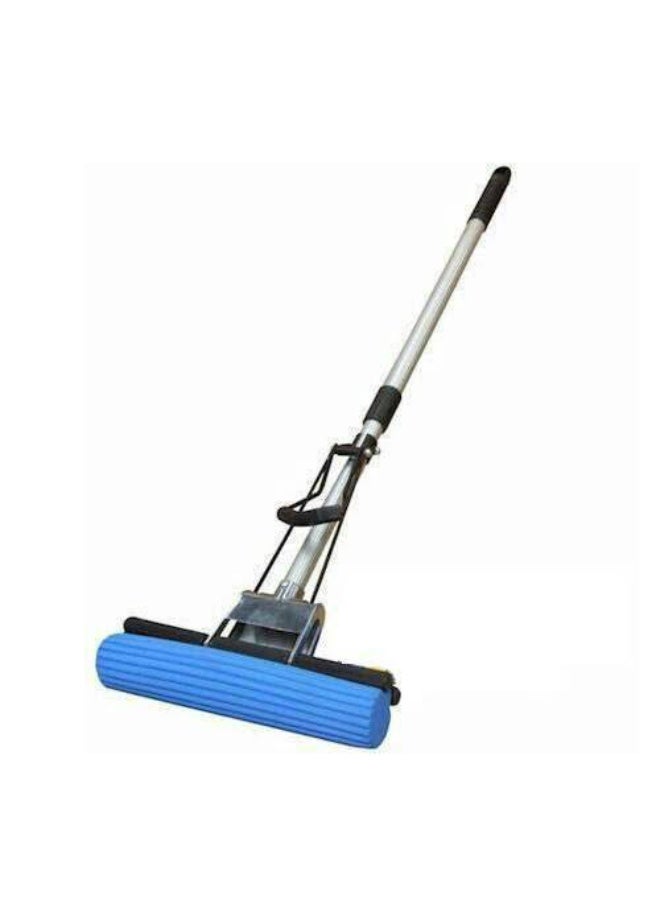 مساحة مناسبة لكل انواع الارضيات يد الاستانلس بالمقبض الاسفنجيه - Image 4