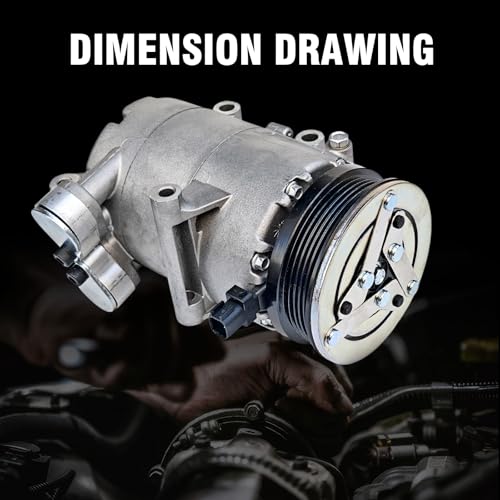 COOLIGO CO 29079C A/C Compressor with Clutch Fit for Ford Focus 2012-2014 BV6Z19703B CV6Z19703B CV6Z19703J - Image 5