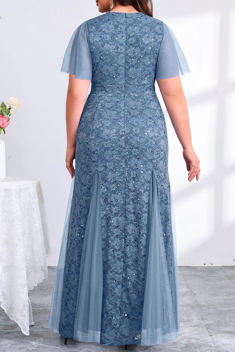 Talisea Dusty Blue Bridesmaid Dresses Mother of The Bride Plus Size Wedding Guest Formal Evening Long Maxi Mermaid Dress 2025 - Image 5