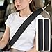 Suacopzar 2025 Upgraded Extra Long Car Seat Belt Cover 2Pack 197in Seat Belt Cover Pad for Ultimate Comfort Driving Experience Soft Shoulder Pad Protector Car Interior Accessories for All Vehicles Black - Image 2