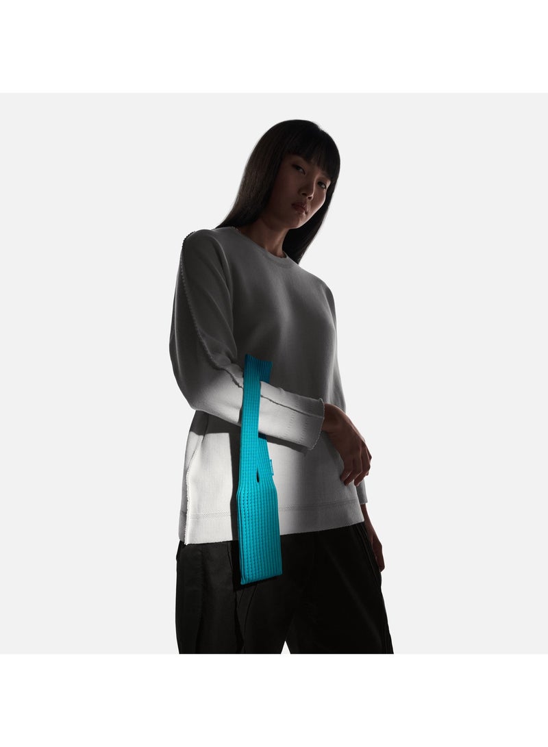 BlueFire 2025 Long-Strap 3D-Knit Stretch Phone Pocket Crossbody | Ultra-Light Shock-Absorbing Elastic Sleeve with Adjustable 80 cm Strap | Eco-Friendly Minimalist Long Version Pouch for Travel, Gym & Daily Essentials | Universal Smartphone Fit with Translucent Mesh - Image 2