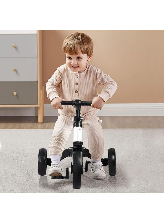 Good Boy/Girl 2-in-1 Transformable Kids Tricycle & Balance Bike – White - Image 3