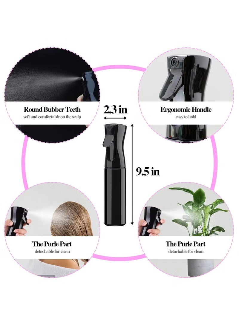 3 PCS Detangling Brush Set,Hair Spray bottle, Hair Scalp Massager Shampoo Brush, Exfoliate and Remove Dandruff - Detangling Brush for Natural Hair for Men Women kids - Image 3