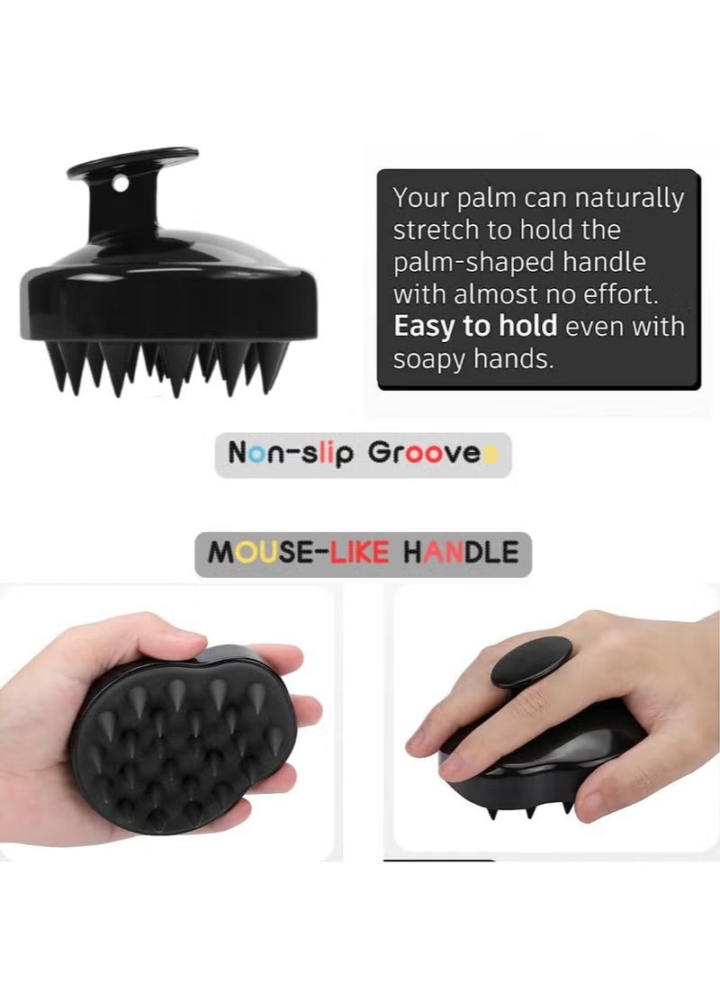 3 PCS Detangling Brush Set,Hair Spray bottle, Hair Scalp Massager Shampoo Brush, Exfoliate and Remove Dandruff - Detangling Brush for Natural Hair for Men Women kids - Image 5