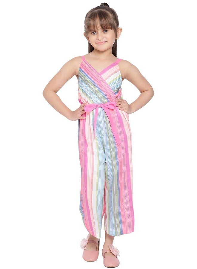 Nautinati nauti nati Girls Polyster Sleeveless Square Neck Jumpsuit - Image 2