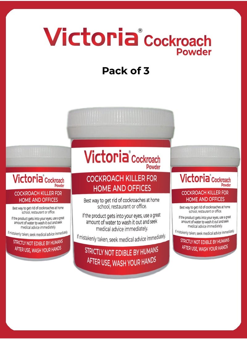 Victoria Cockroach Powder The Ultimate Roach Repellent Pack Of 3 