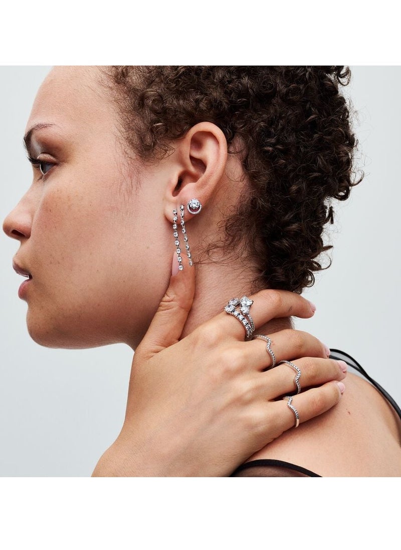 Pandora Brilliant Linked Rings