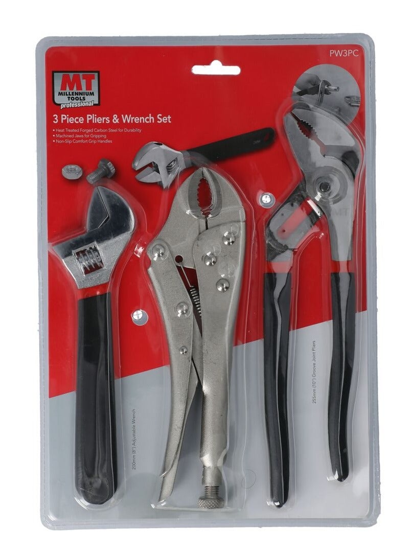 طقم زردية ومفتاح ربط مكون من 3 قطع