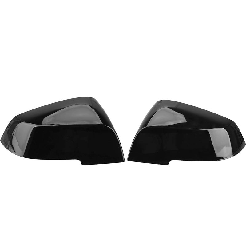 KYYET Door Mirror Covers Caps Replacement Rearview Side Mirror Covers Trim Compatible with BMW F20 F22 F23 F30 F31 F32 F33 F36 F87 M2 X1 E84Gloss Black