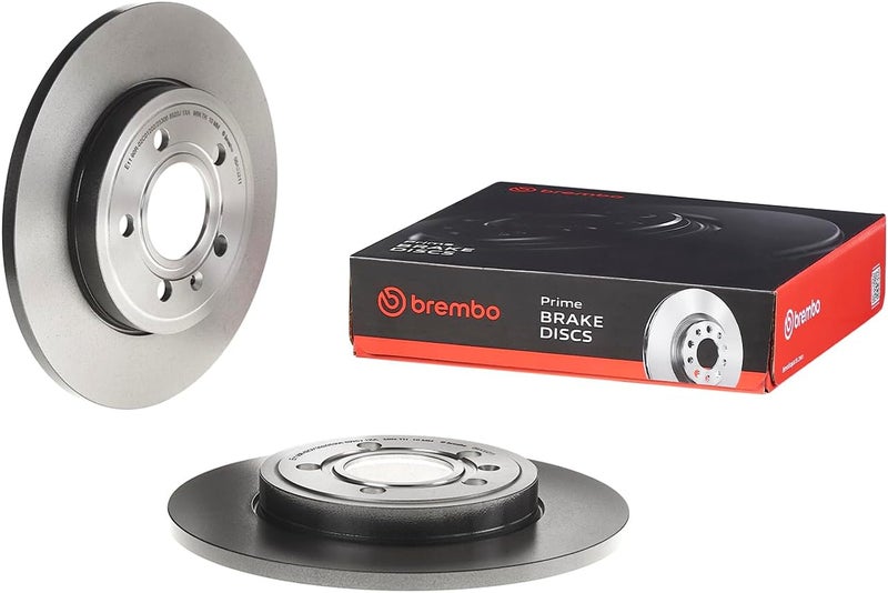 Brembo 08.A332.11 UV Coated Solid Rear Brake Rotor for AUDI/SEAT - Image 1