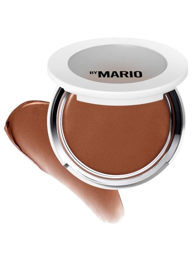 MAKEUP BY MARIO SoftSculpt Transforming Skin Enhancer Dark – Warms Medium-Dark to Dark Skin Tones, 0.18 oz / 5 g | Sheer Cream Bronzing & Skin Enhancing Balm - Image 1
