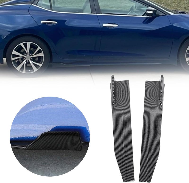 Side Skirt Winglets Diffusers, 560mm Left Right Side Skirt Rocker Splitters Diffuser Winglet Wind, Wings Canard Extension Rocker Splitter for Most Vehicles (#2) - Image 3