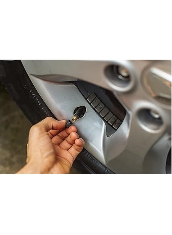 general 10pcs Tyre Valve Cap/Plastic Dust Caps/Cover Black for Universal fit Valves commonly used on Car Tyres, Bikes, Bicycles, Motorbikes Prams and Wheelbarrows - Image 2