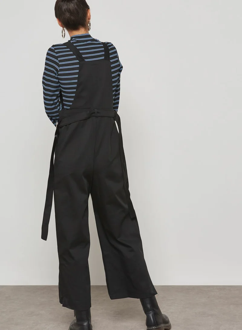 THE RAGGED PRIEST Zip Detail Dungrees