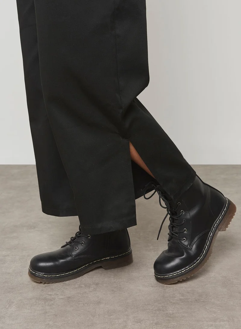THE RAGGED PRIEST Zip Detail Dungrees
