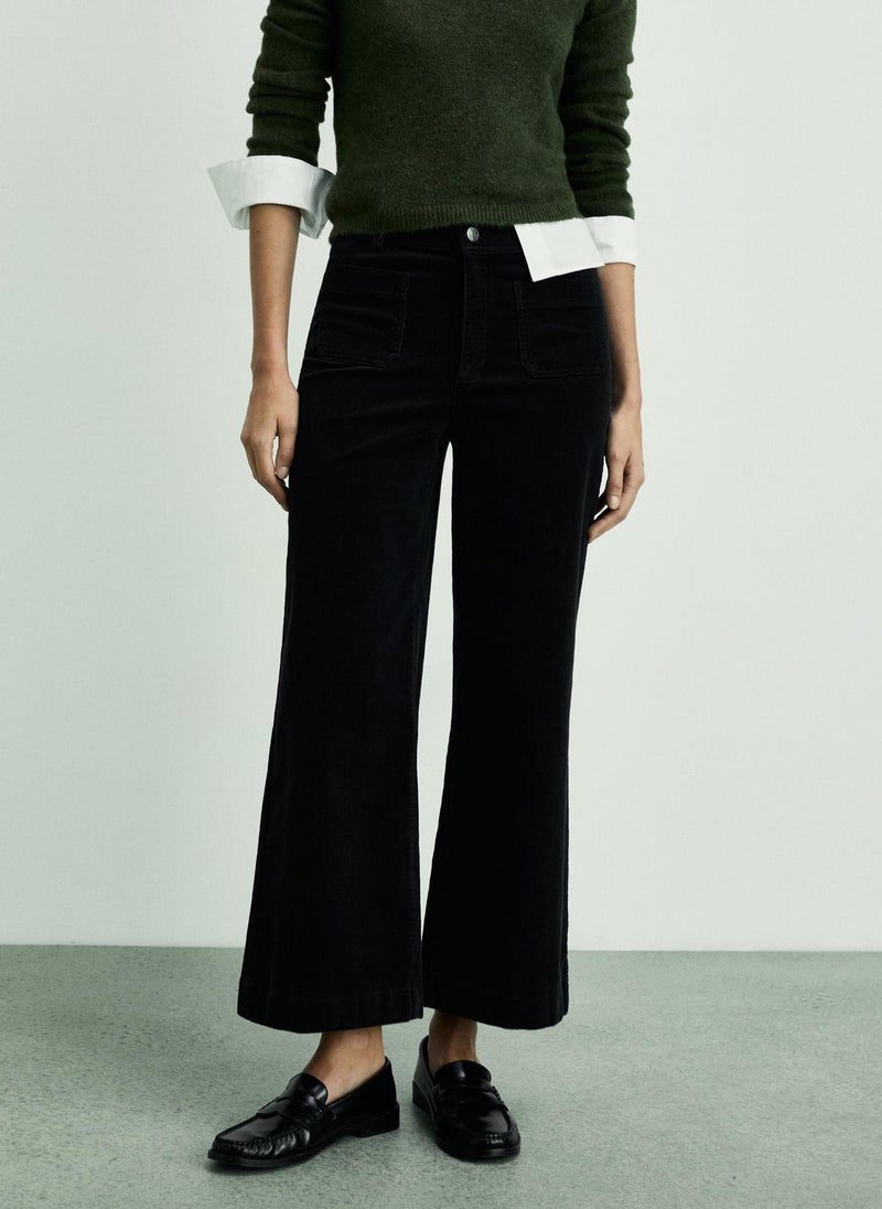 MANGO Catherin Culotte Corduroy Trousers  - Image 1