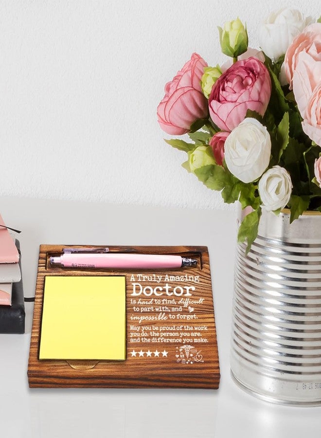 FOKCBOCM Doctor Appreciation Gifts for Women Men, Going Away Gift Retirement Gift for Doctor, A Truly Amazing Doctor, Self-Stick Note Pad Holders-DW19 - Image 2
